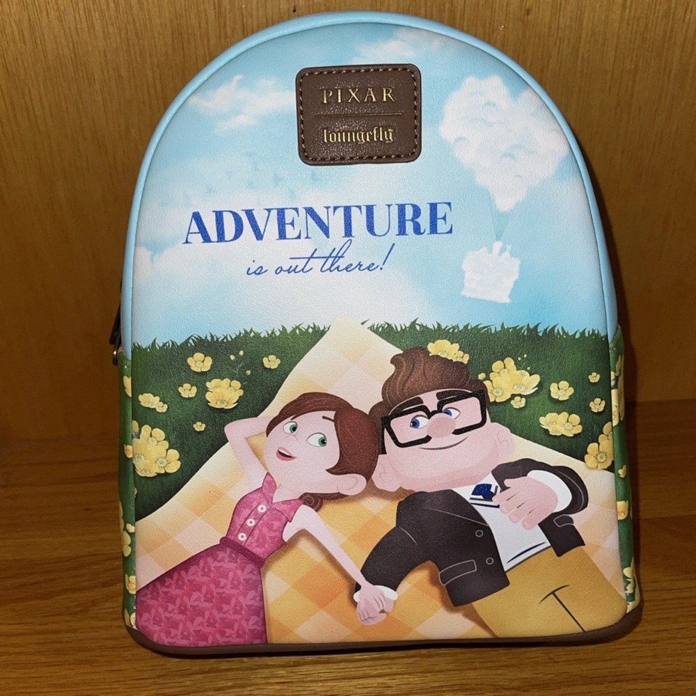 Loungefly Disney Pixar Up Carl & Ellie Picnic Mini Backpack